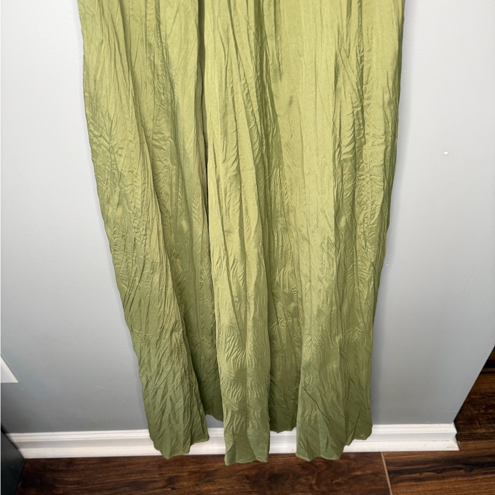 NWT Soft Surroundings Mizu Maxi Dress - Loden Green - Picture 8 of 11